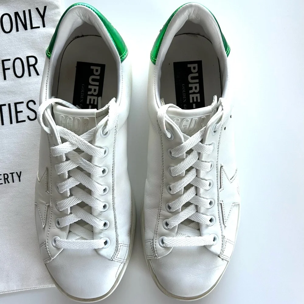 GOLDEN GOOSE PURE STAR SNEAKERS SIZE 7 - Picture 4 of 12